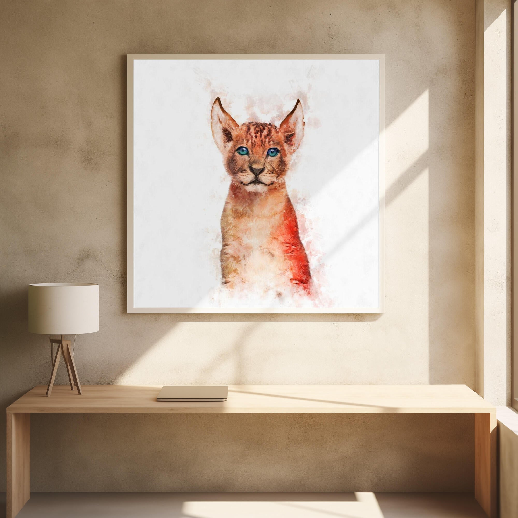 Cub's Blue Gaze