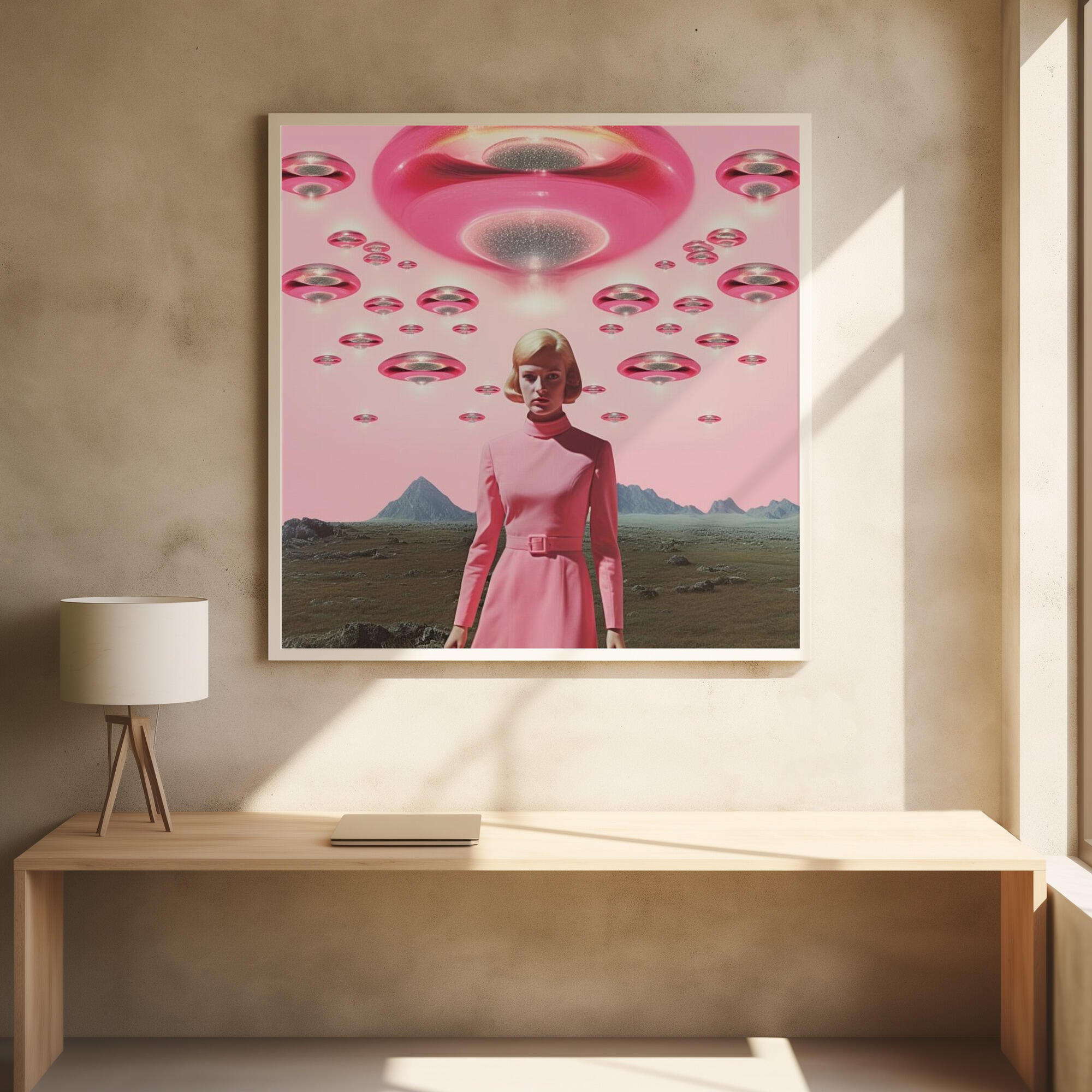 A Woman with Cosmic Elements