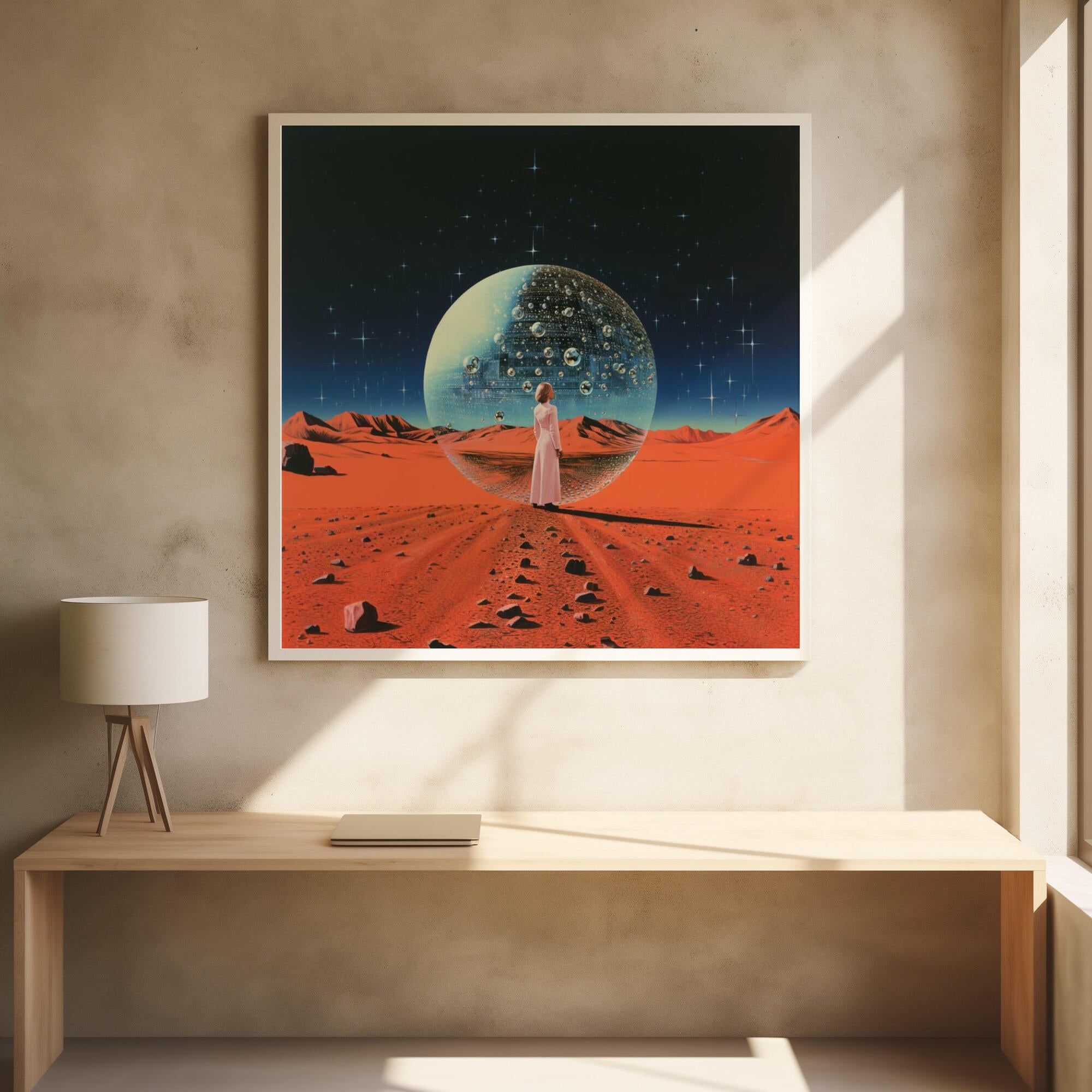 The Power of the Orb Collage Art