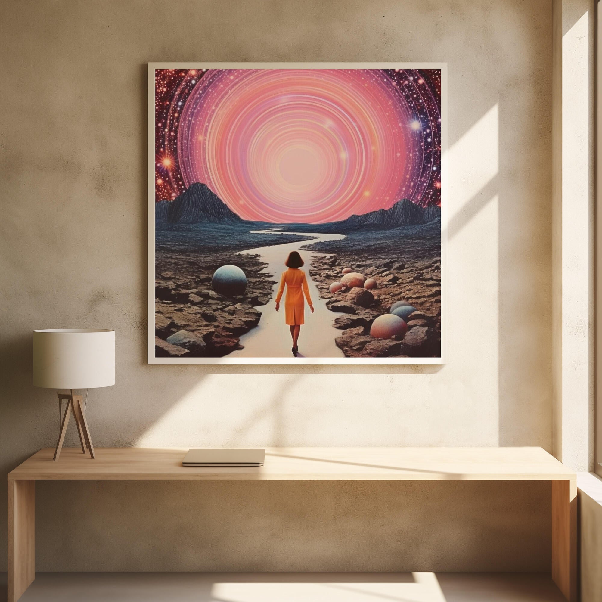Portal Power Space Collage Art
