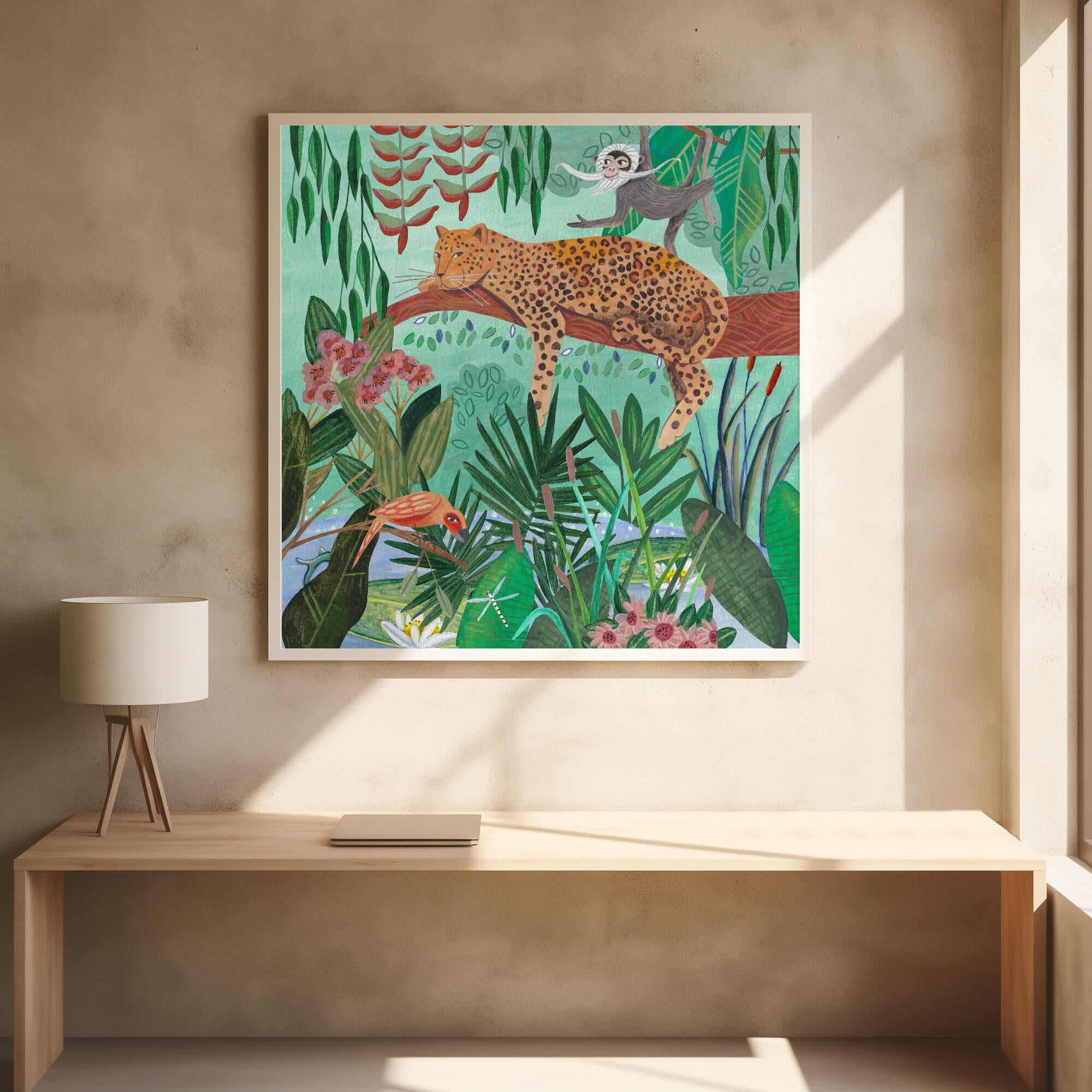 Leopard in the jungle
