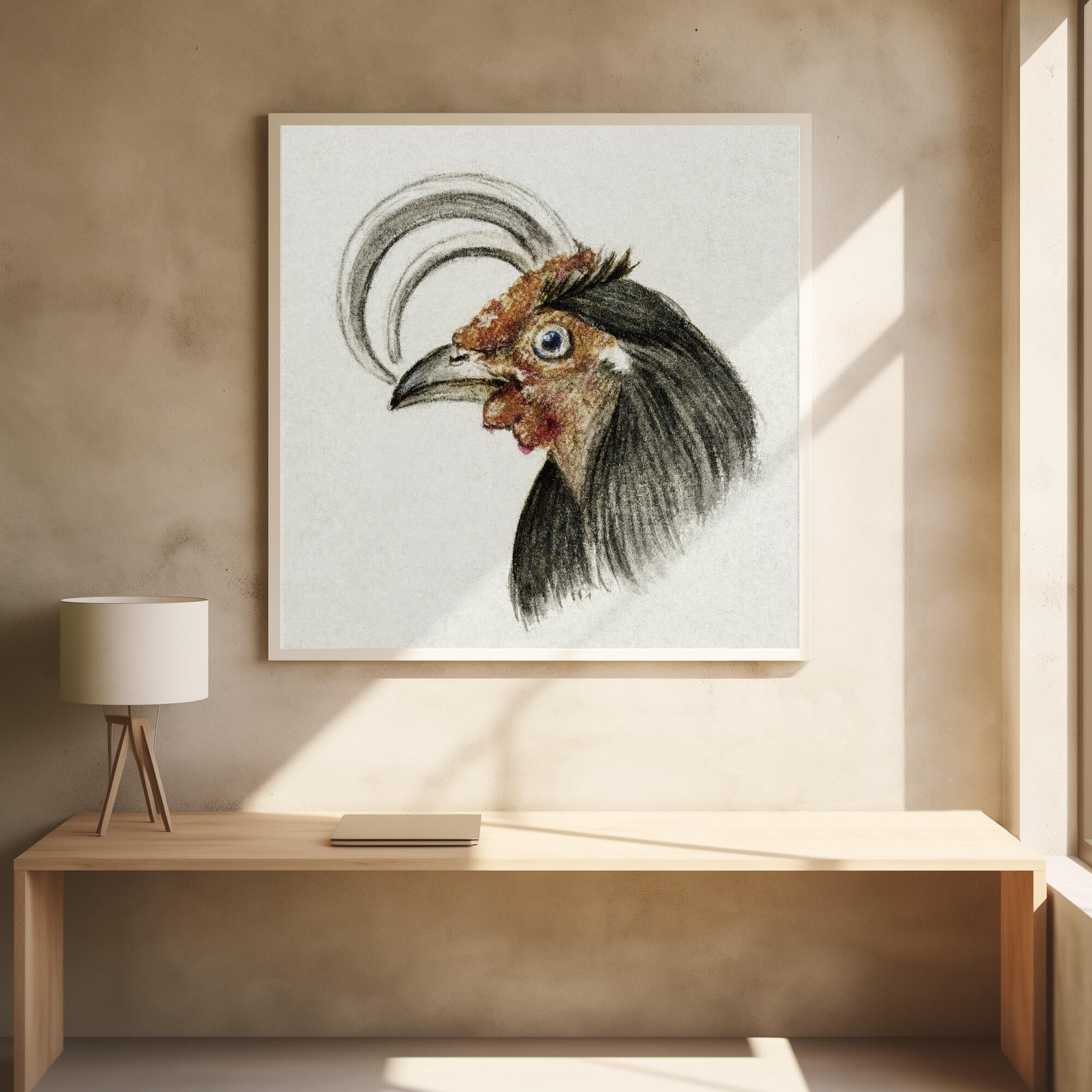 Head of a Rooster (1816)