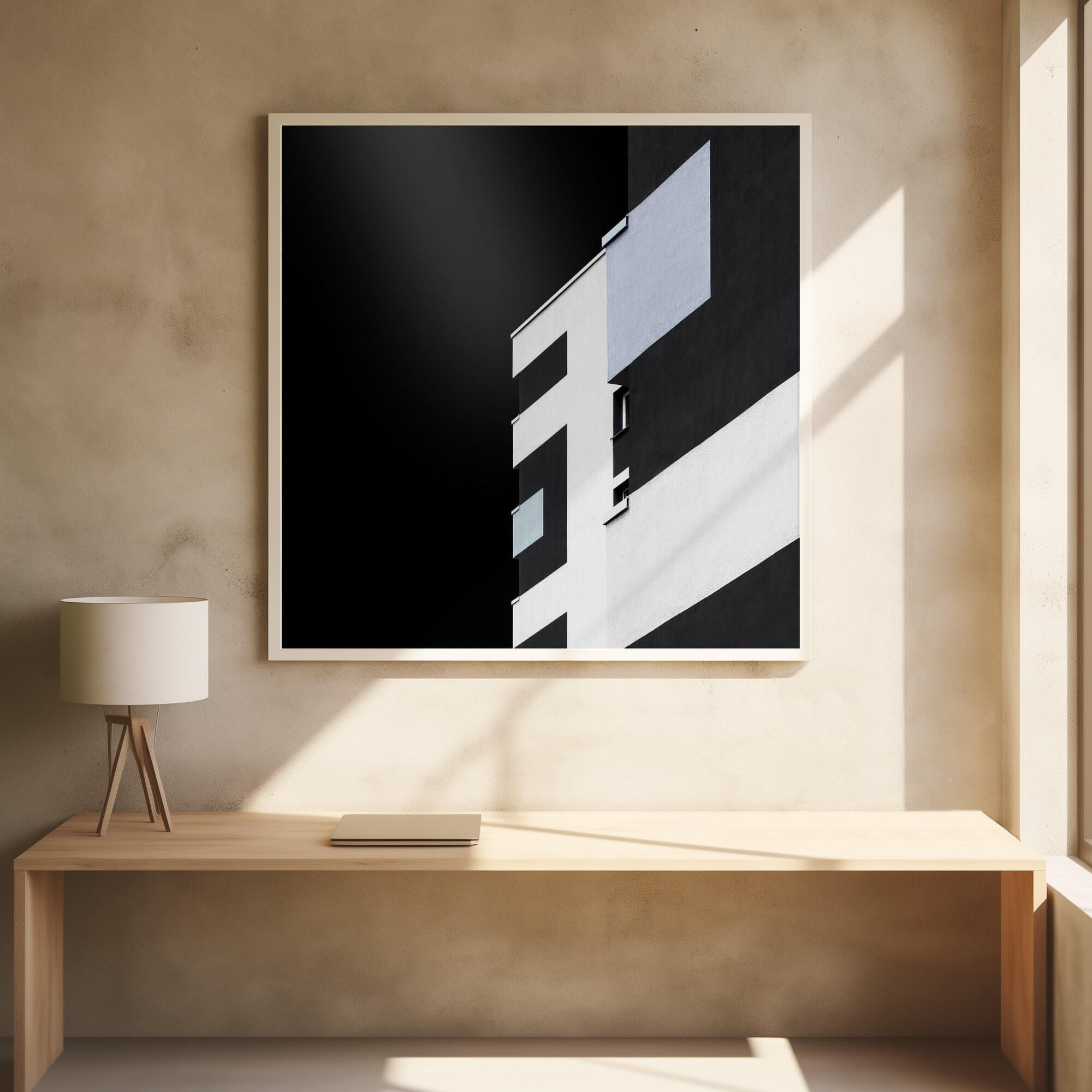 Sleek Geometric Building