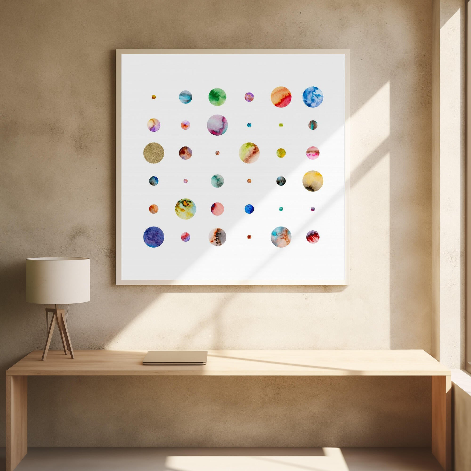 Watercolor Planets