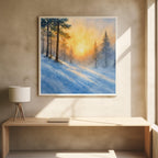Misty Winter Sunrise