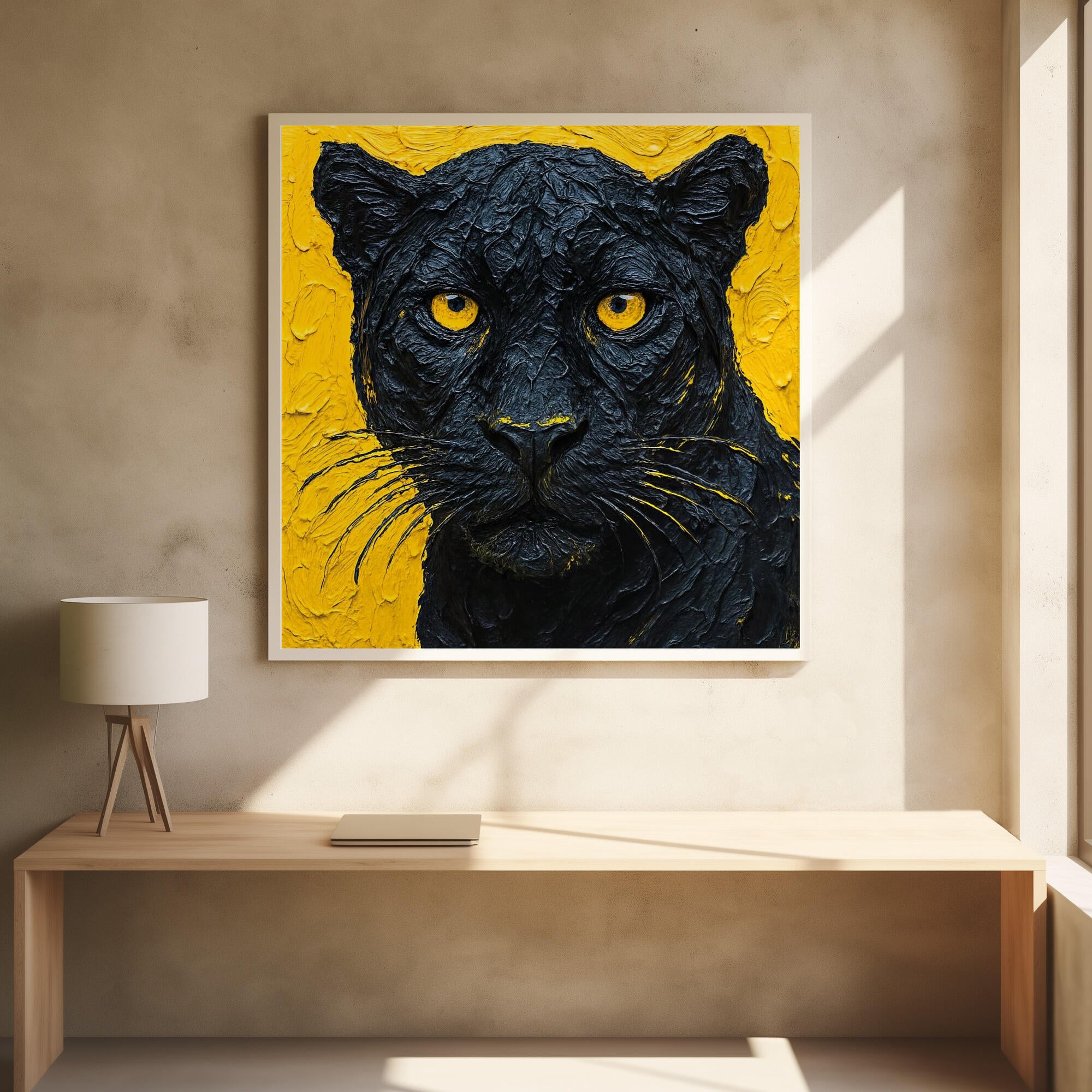 Textured Black Panther