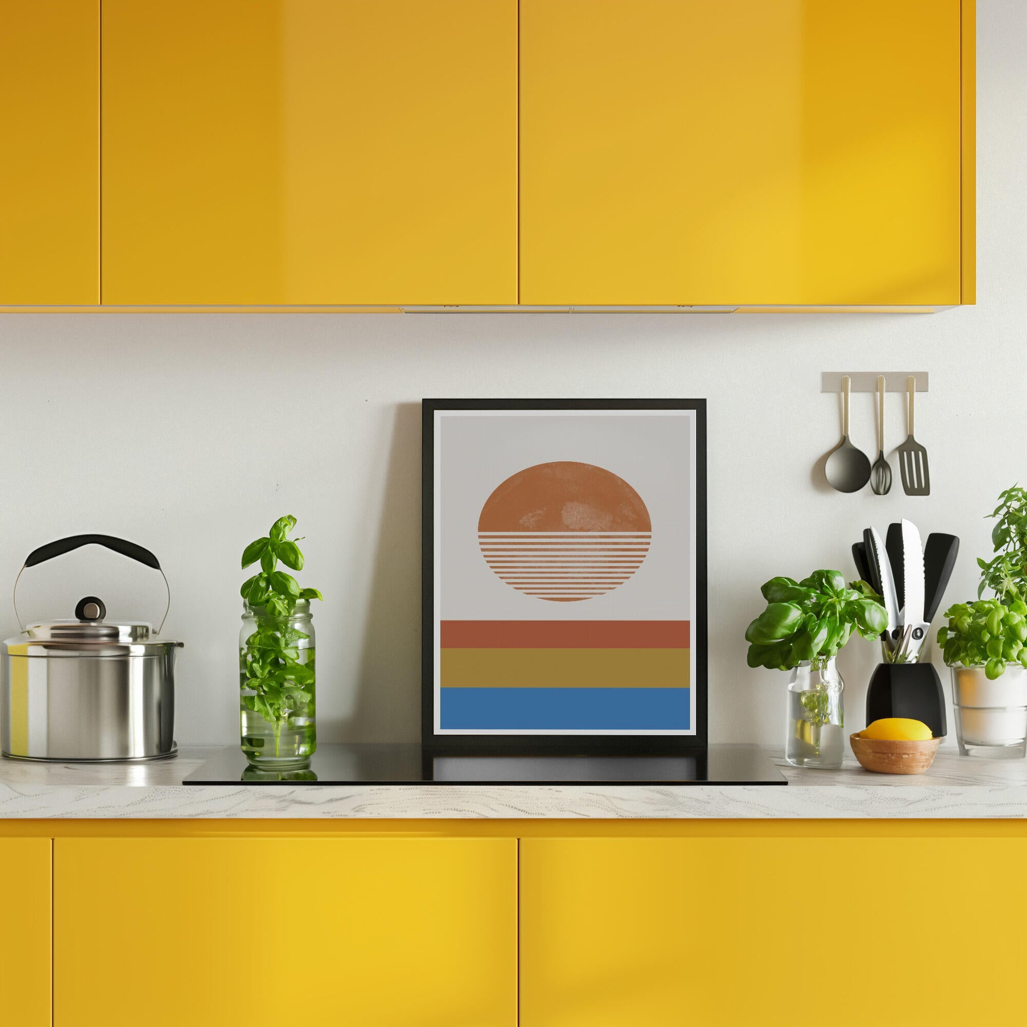 Striped Horizon Sun