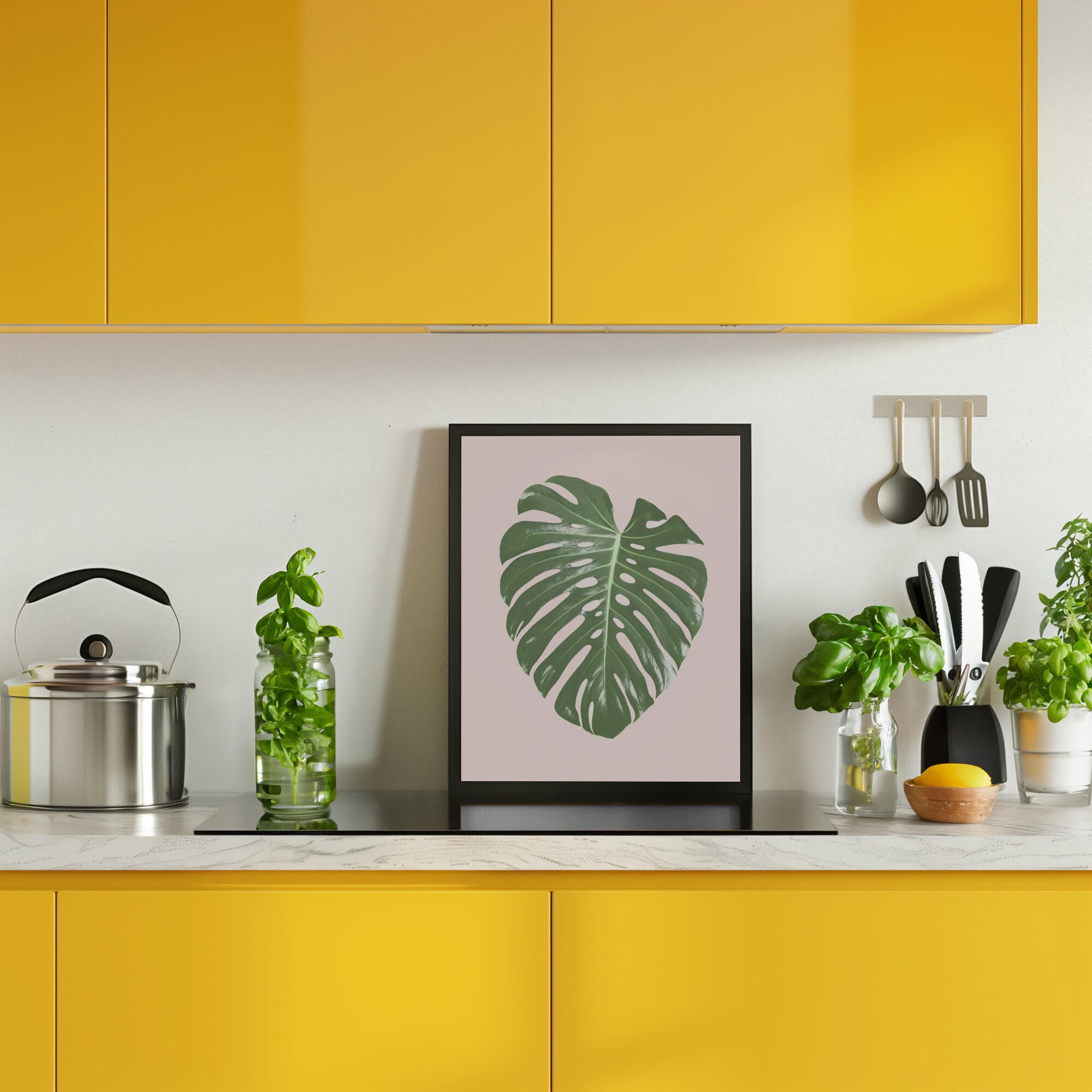 Monstera Leaf Blush