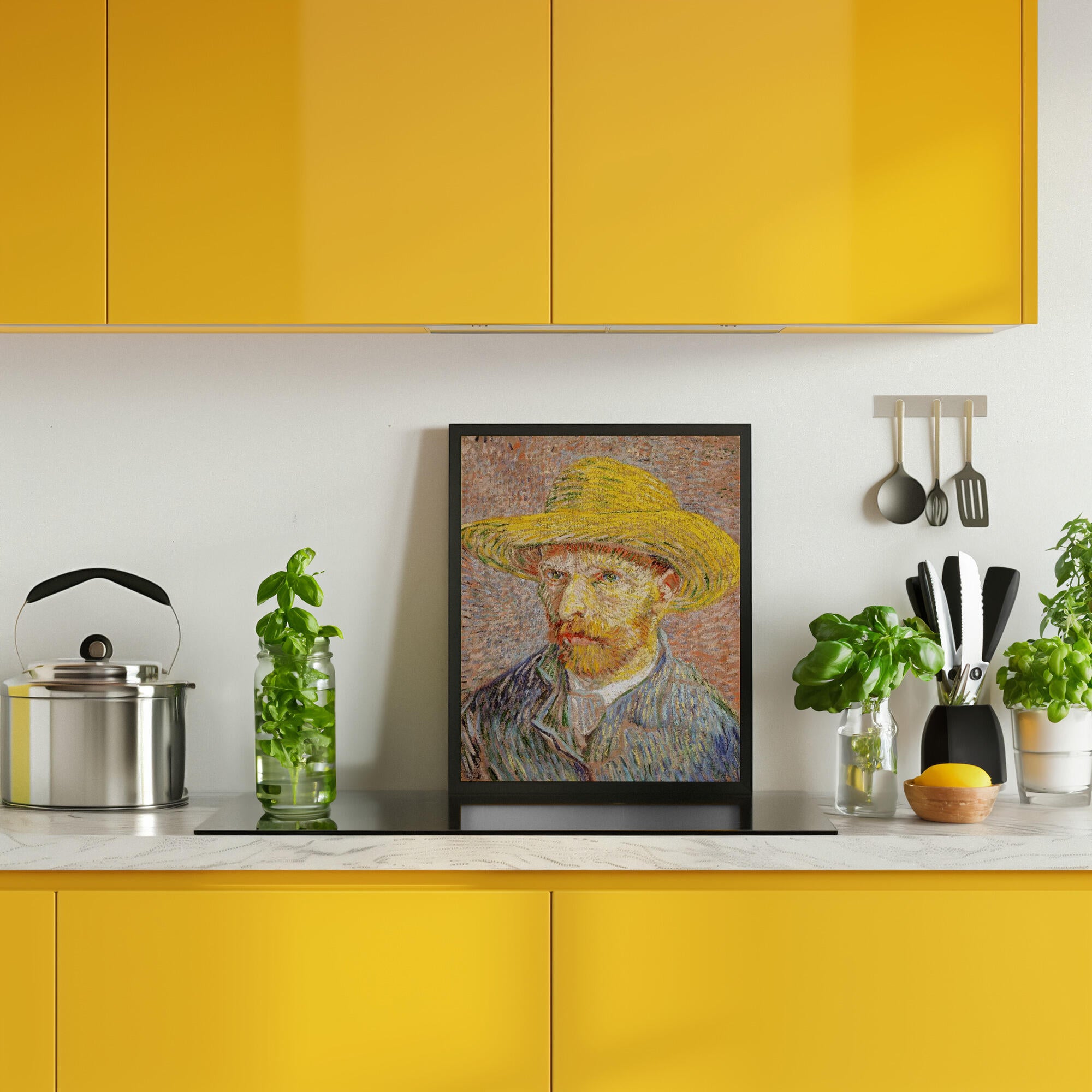 Self Portrait With Straw Hat