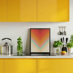Retro Chevron Color Gradient