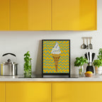 Ice Cream Yellow Zigzag
