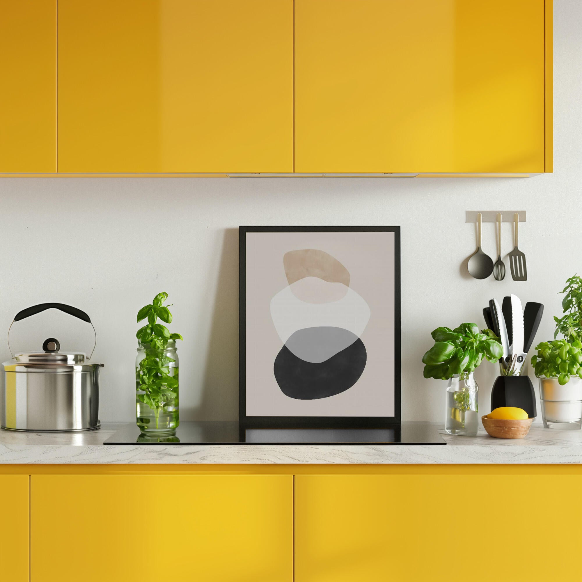 Stacked Organic Shapes