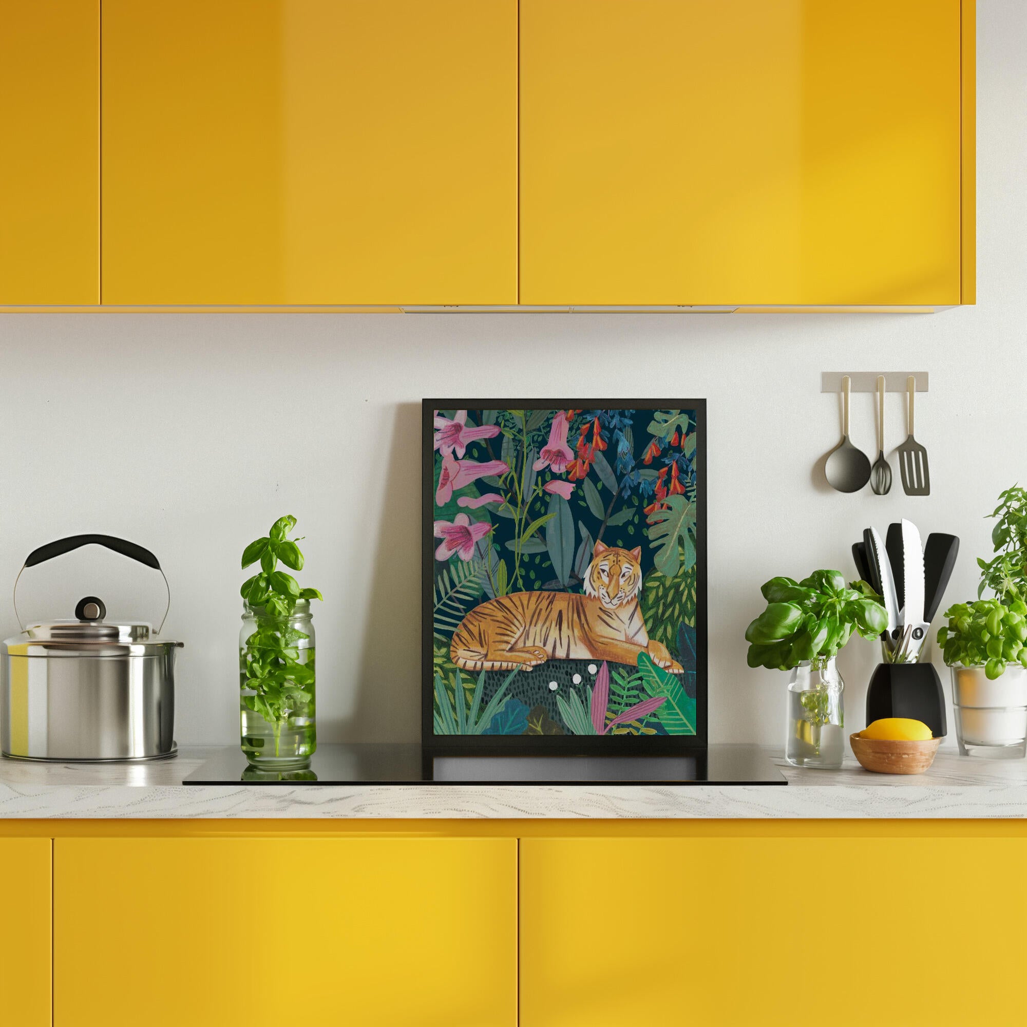 Tiger in the jungle