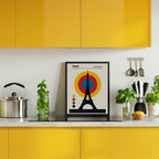 Paris Eiffel Tower Retro travel Print