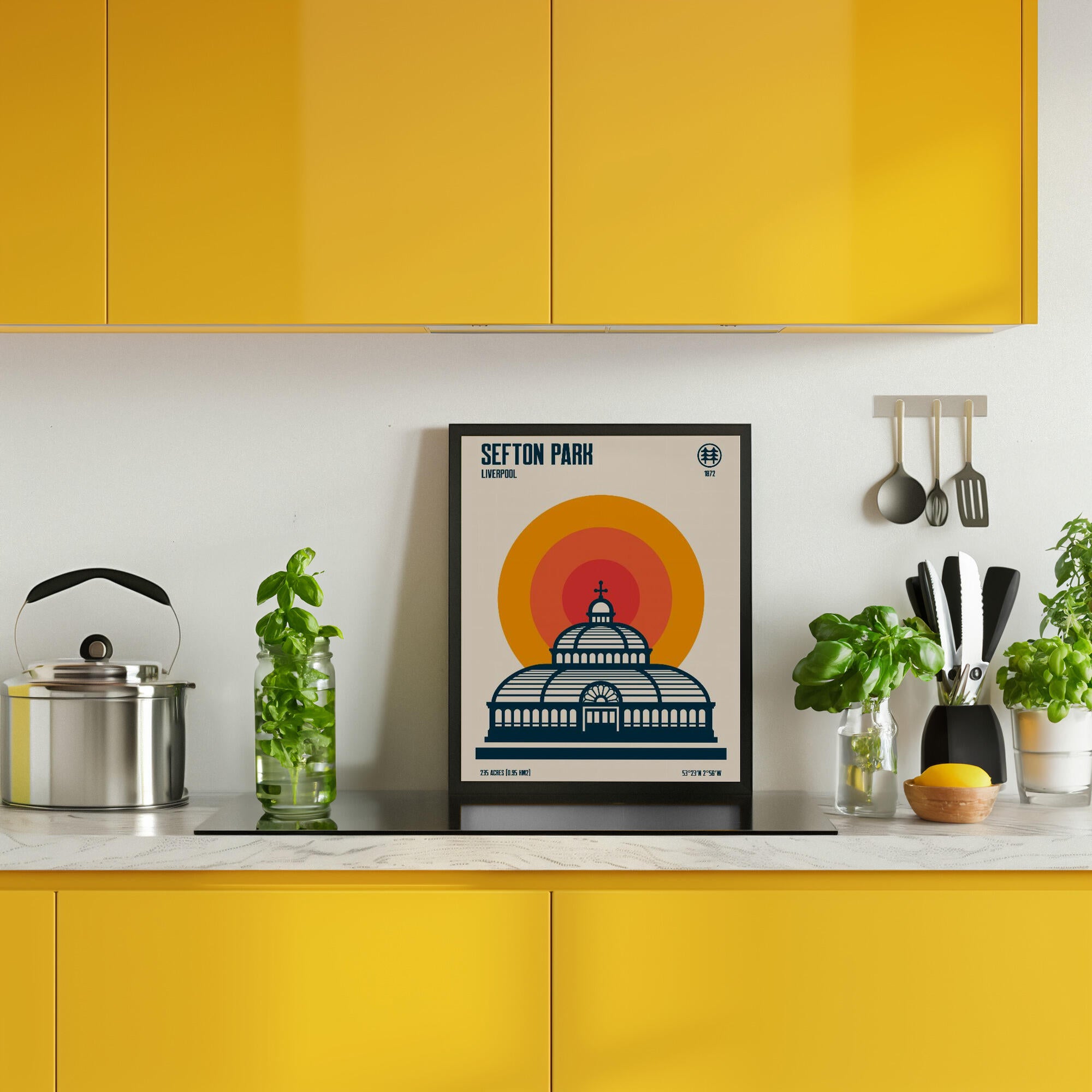 Sefton Park Palm House Travel Print