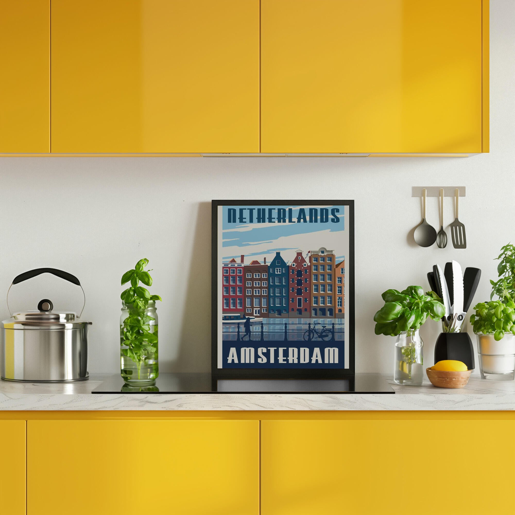 Amsterdam Travel Print