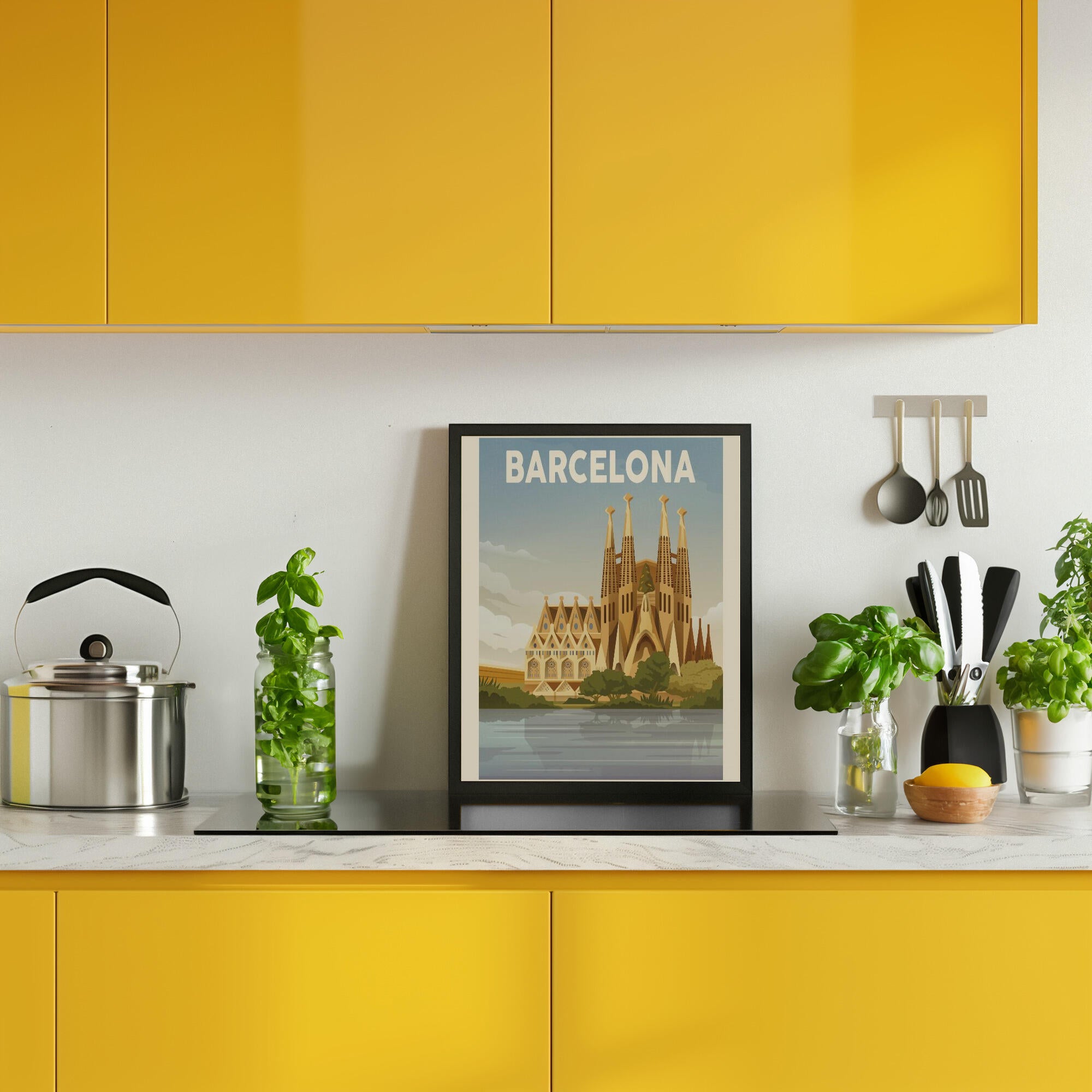 Barcelona Travel Print
