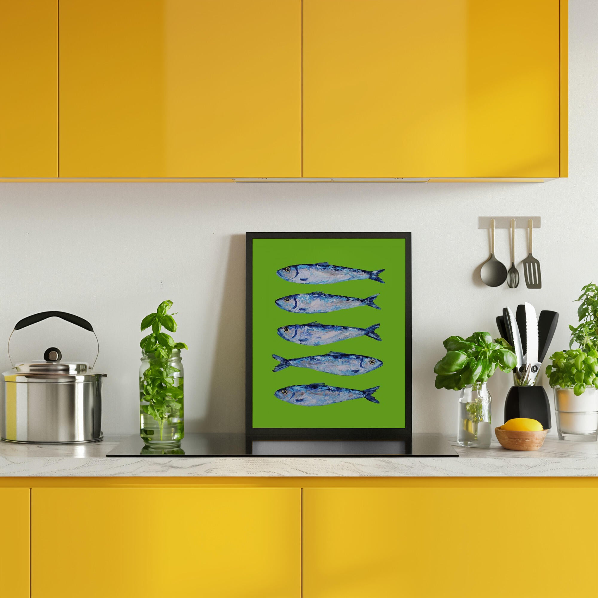 Sardines Lime Green