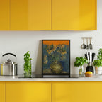 Collage Sunflowers and the splash Van Gogh