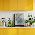 Blue Geometric Modern Object