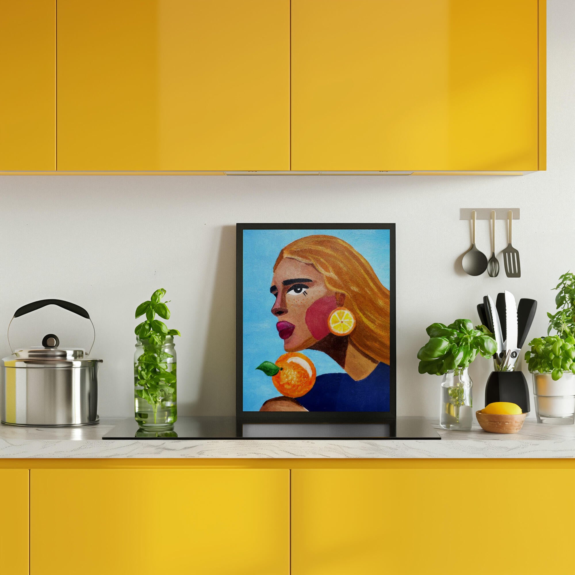 Woman With Orange