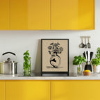 Woman in vase