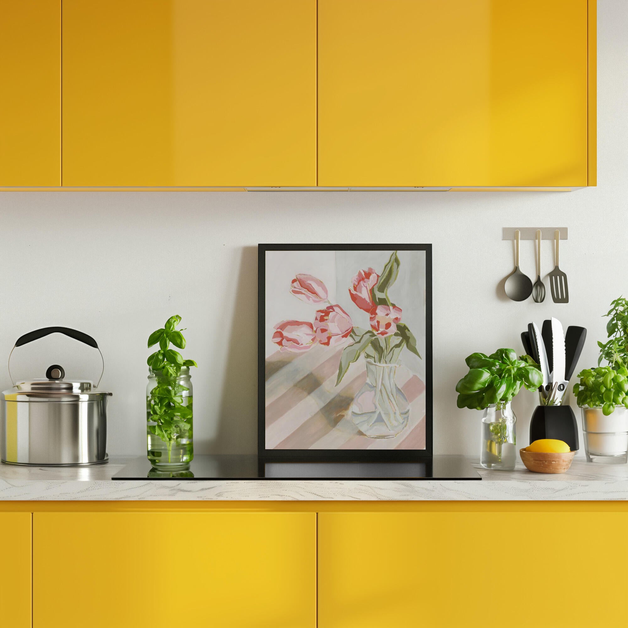 Tulips in a vase