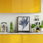 Blue Aquatic Plant Poster 2