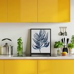 Blue Aquatic Plant Poster 1