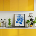 Blue Aquatic Plant Poster 6