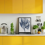 Blue Aquatic Plant Poster 3