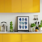 Blue Sea Shells Poster