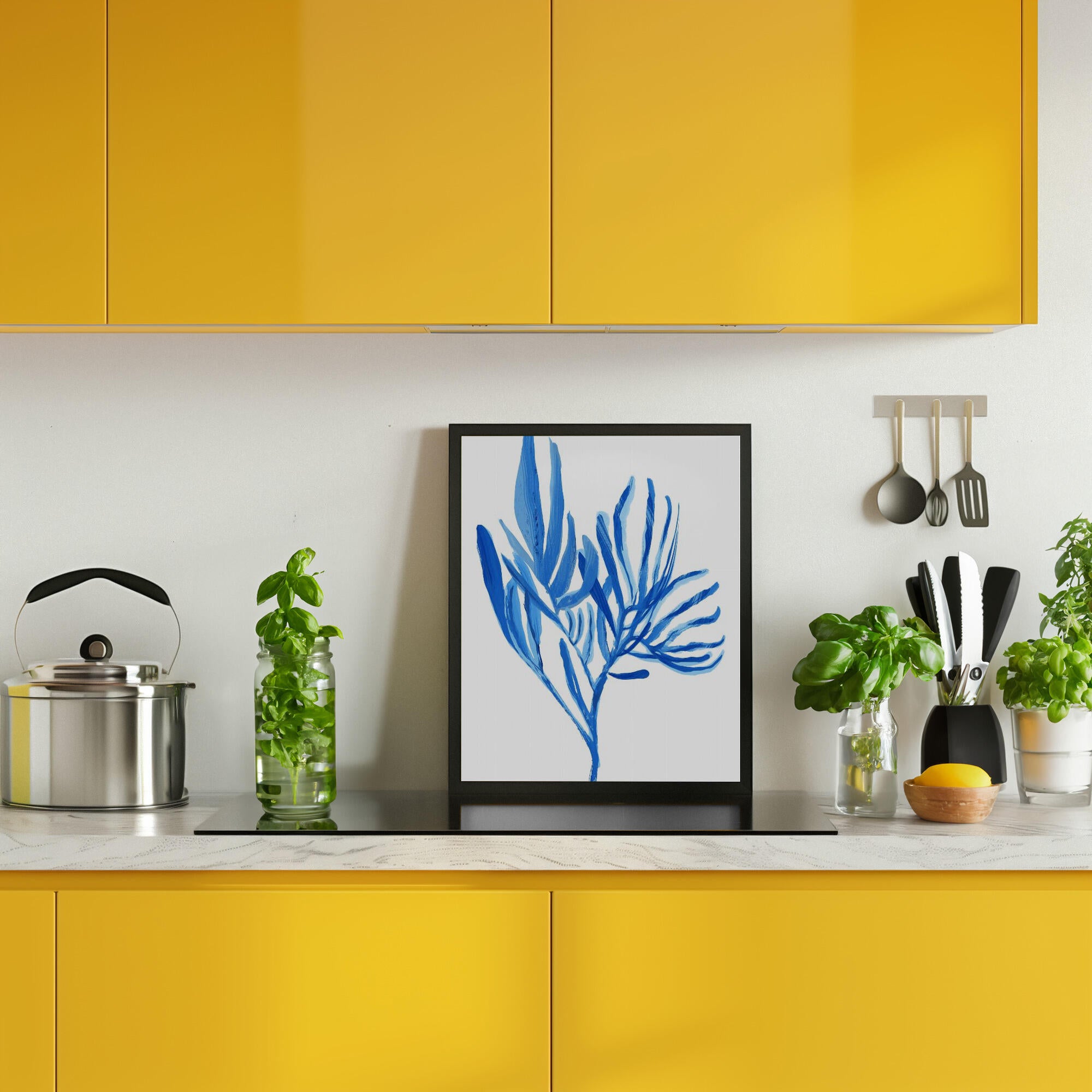 Blue Aquatice Plant Poster 5