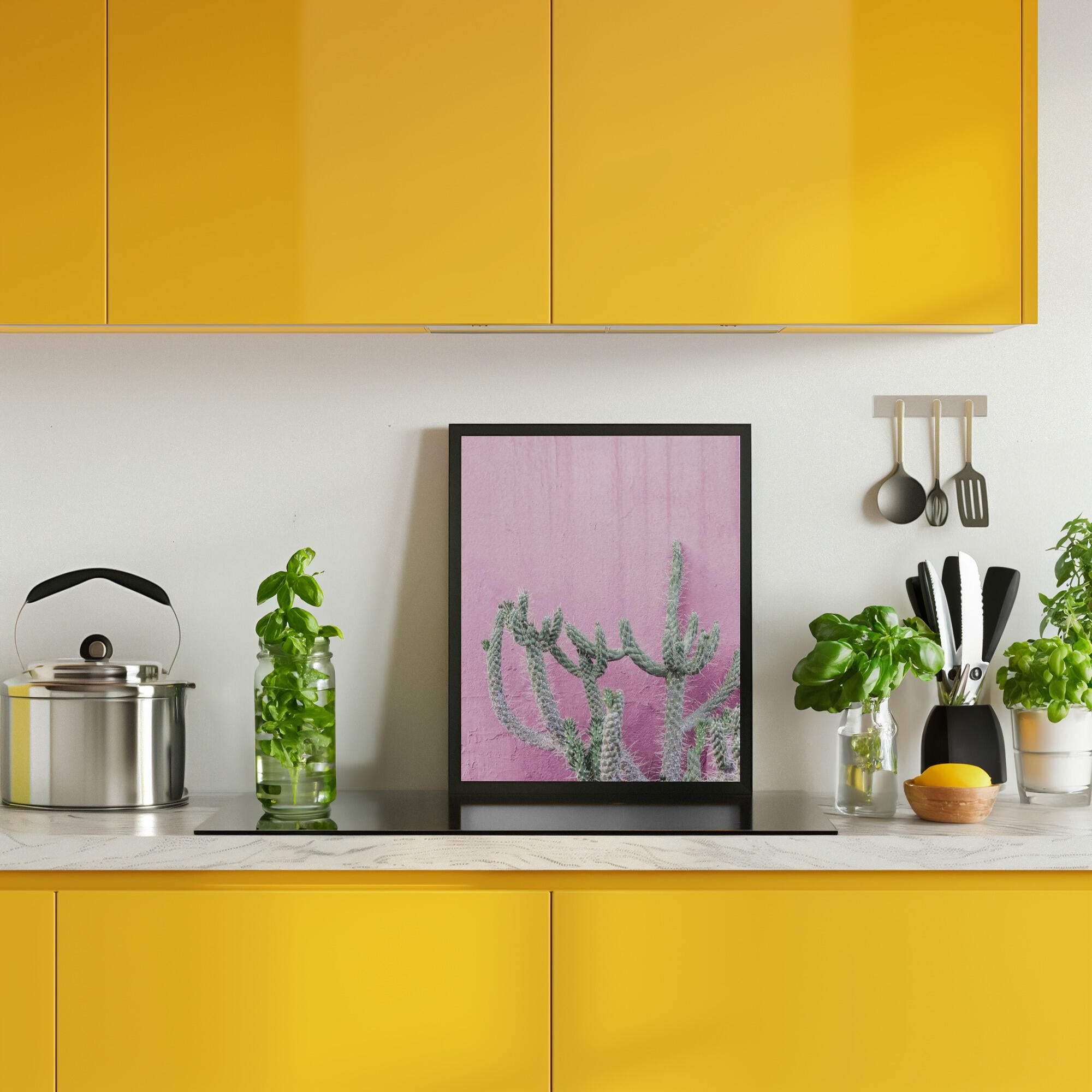 Cactus On Pink