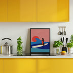 Girl On a Surfboard