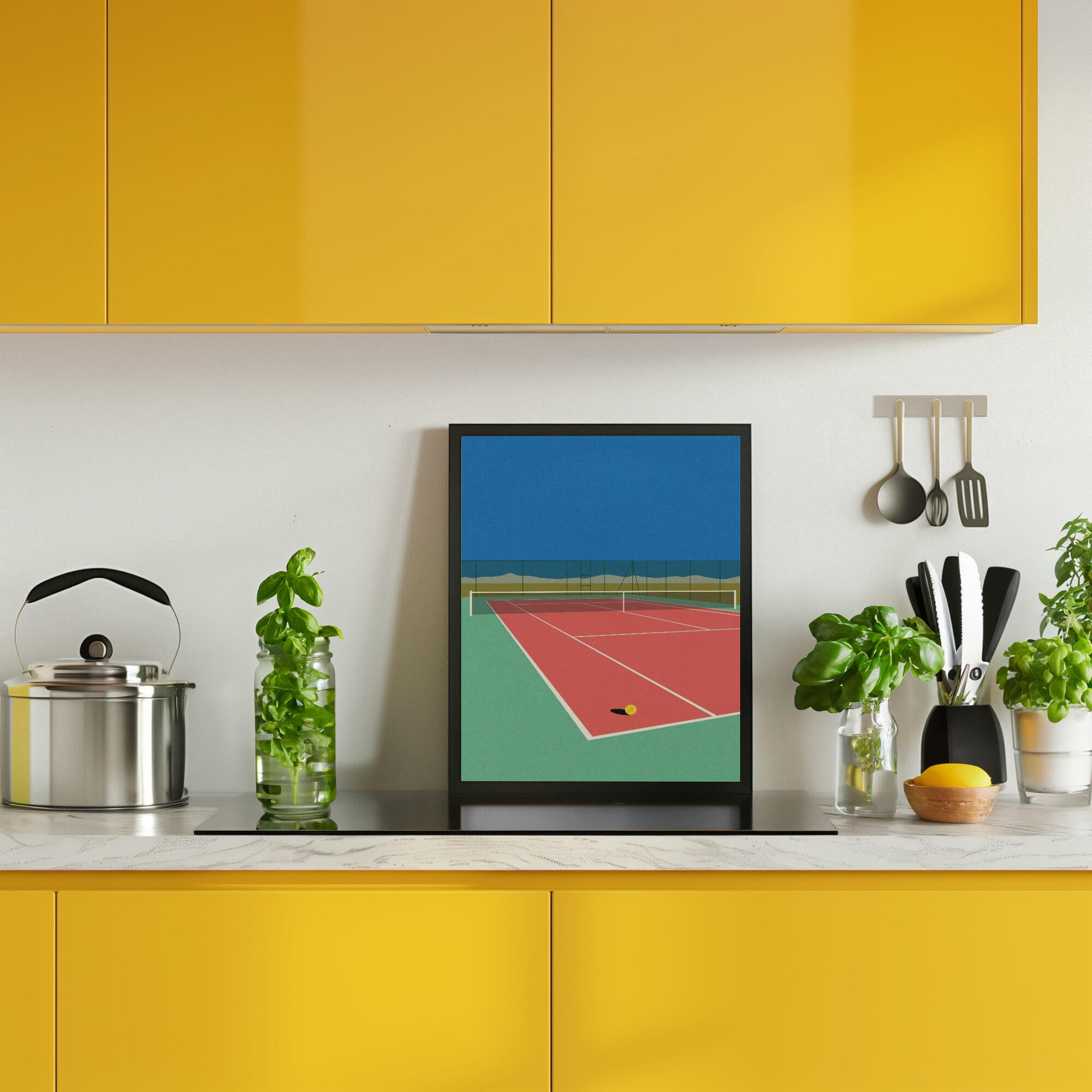 Tennis Court In the Desert