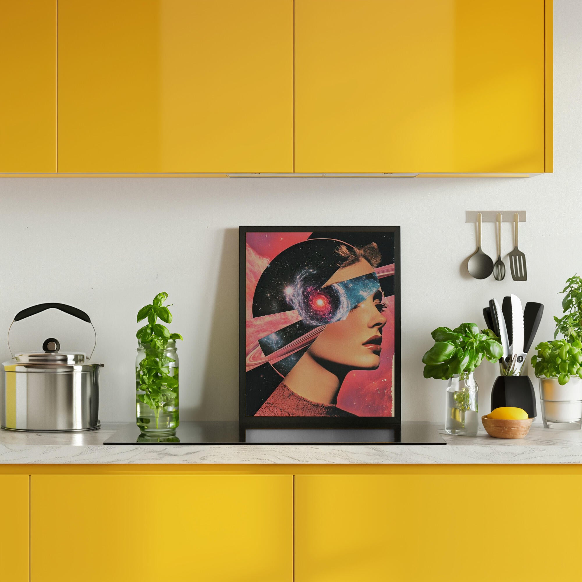 Portraiture with Cosmic Elements
