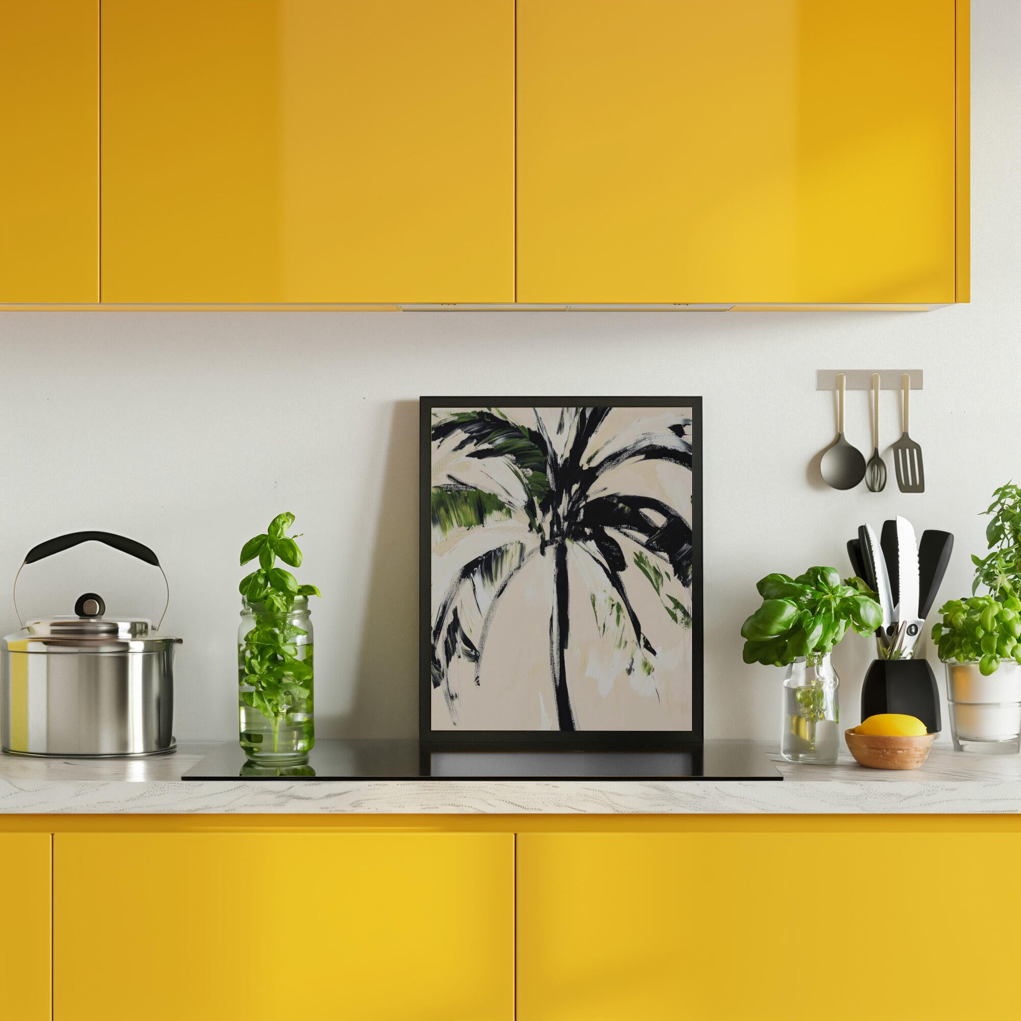 Abstract Palm Tree