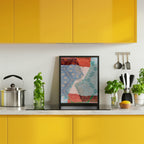 Overlapping Geometric Patterns in Soft Hues