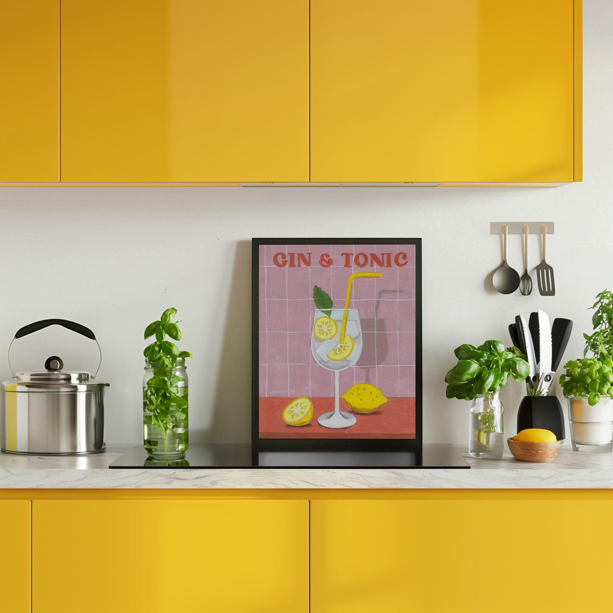 Gin and Tonic Cocktail
