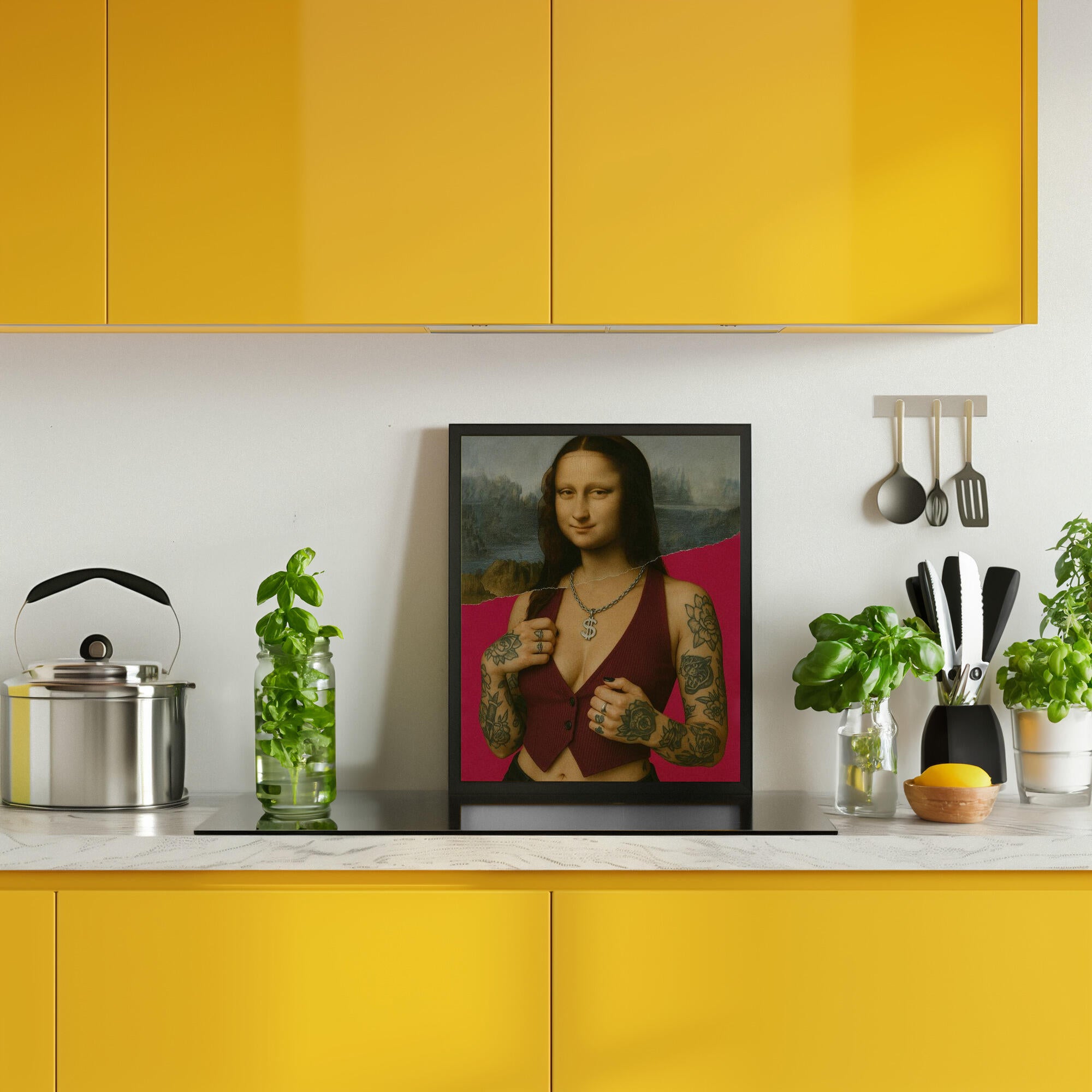 Modern Reinterpretation of the Mona Lisa