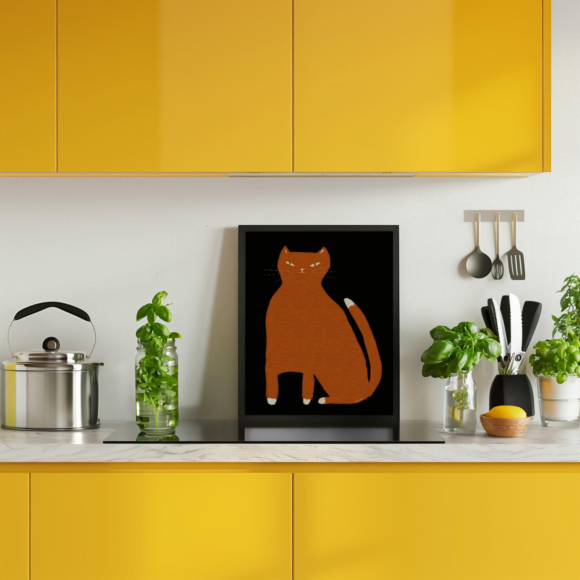 Ginger orange cat