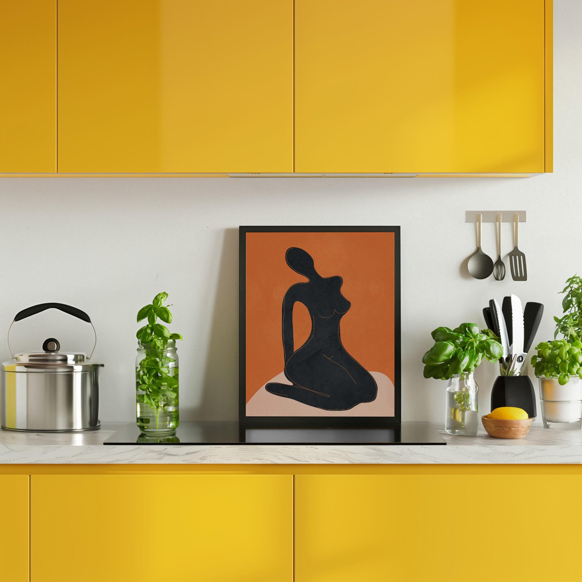 Elegant Sitting Figure