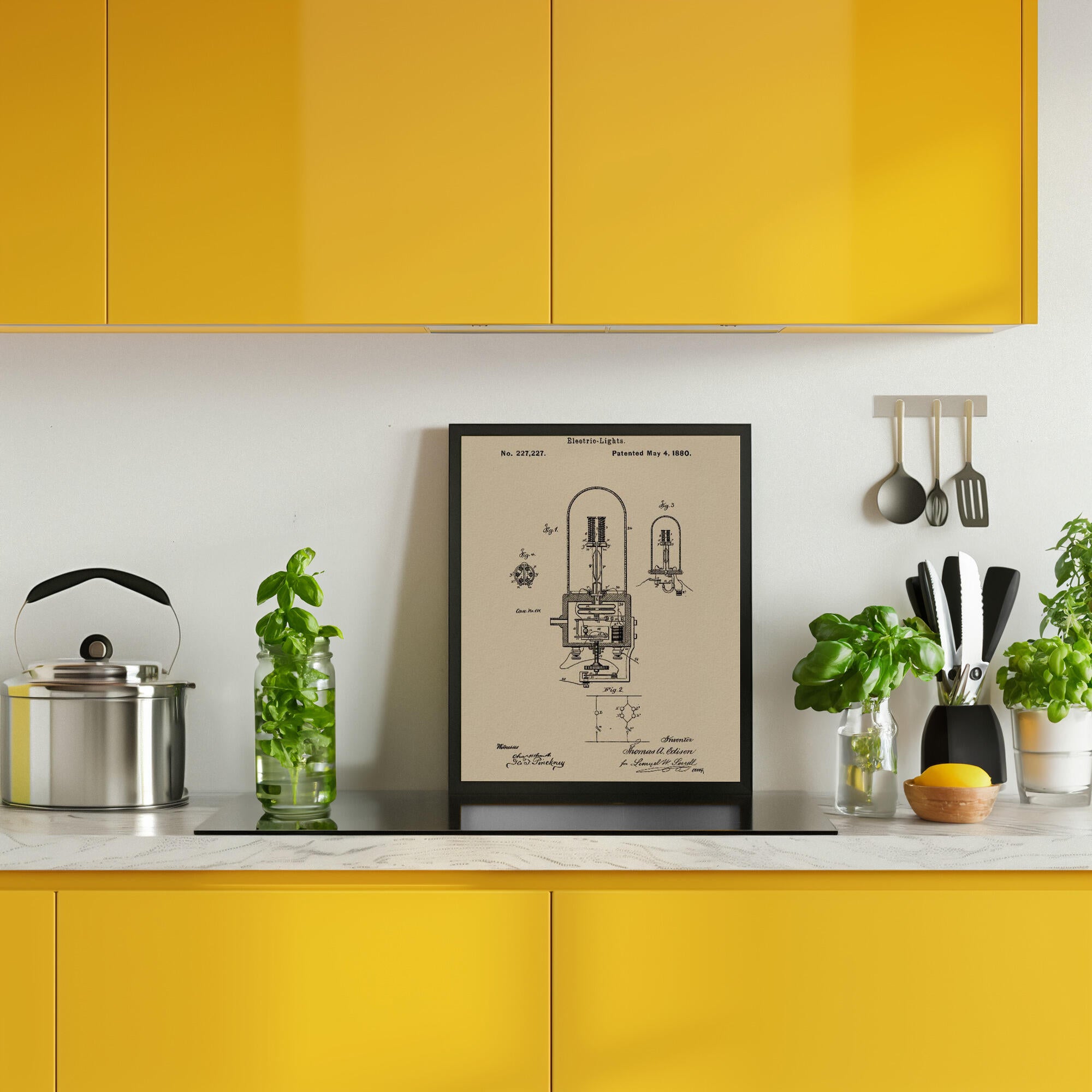 Electric Lights Patent 1880