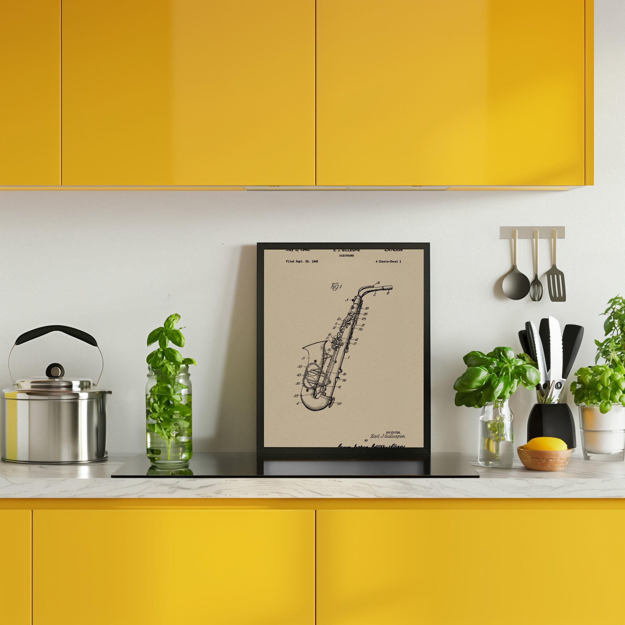 Saxophone Patent 1945