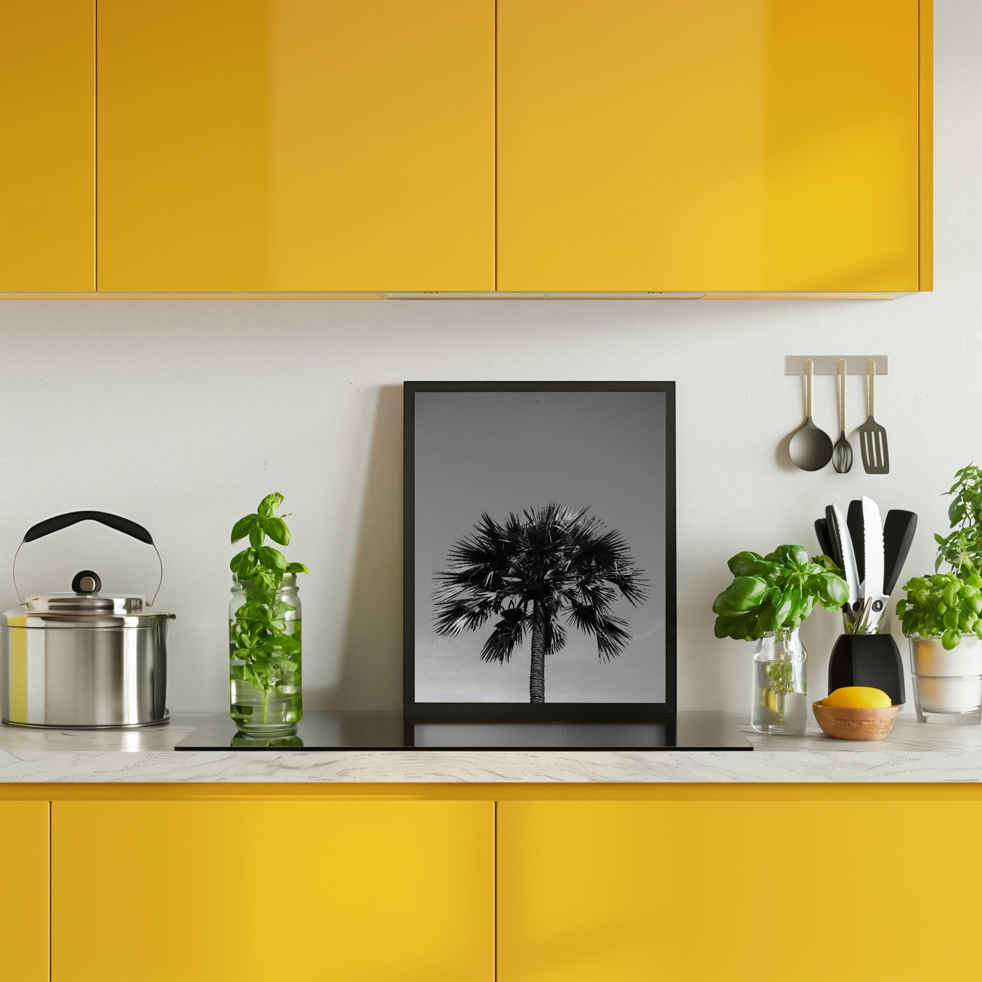 Striking Palm Silhouette