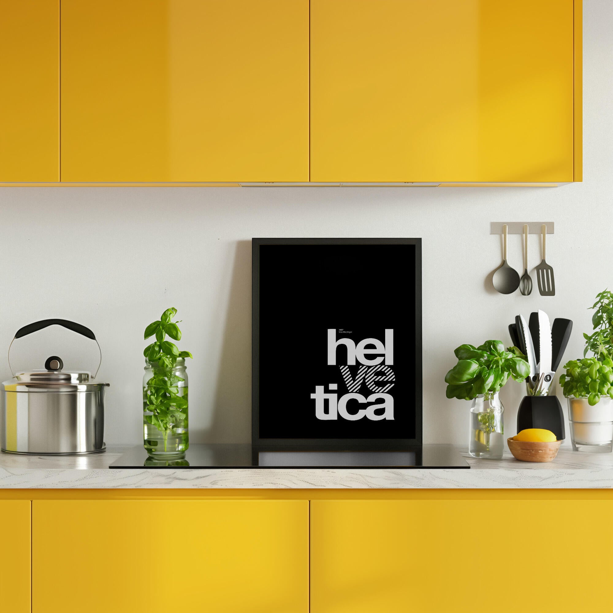 Bold Striped Helvetica
