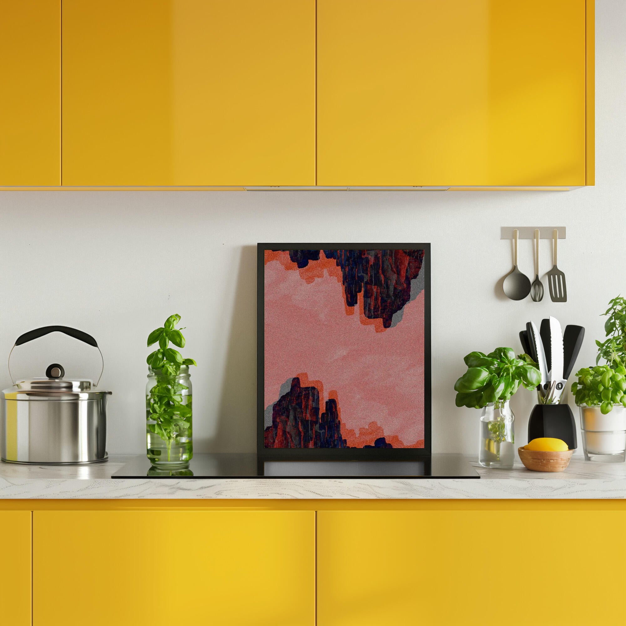 Pink Canyon Abstract
