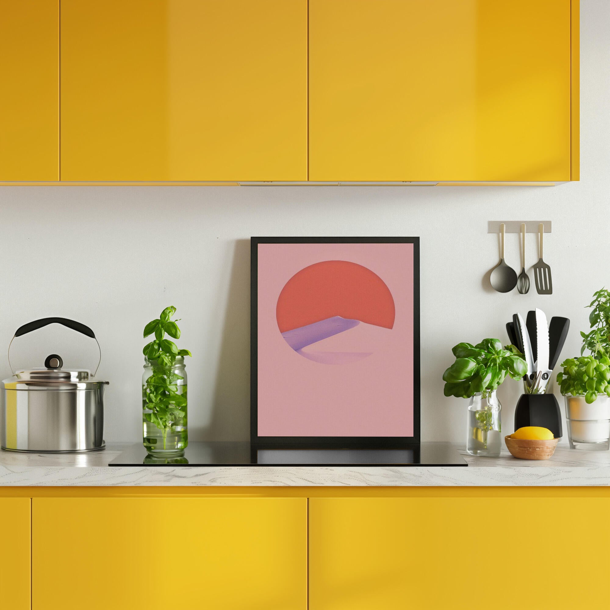 Minimalist Dune Sunset