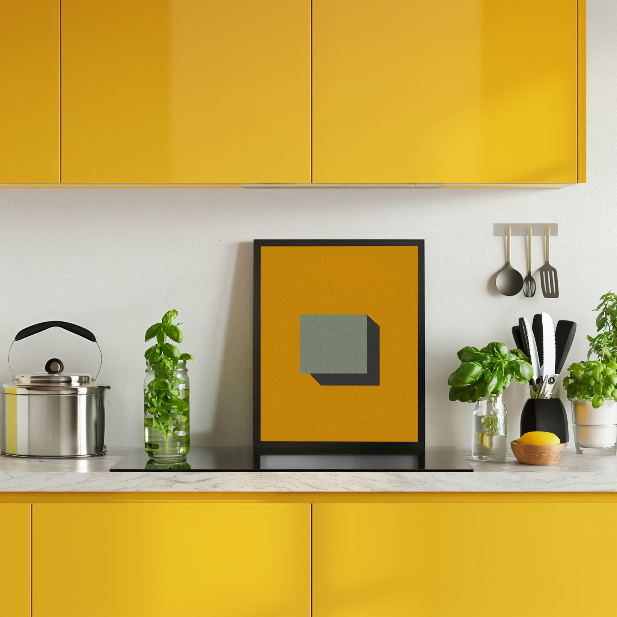 Orange Geometric Shadow